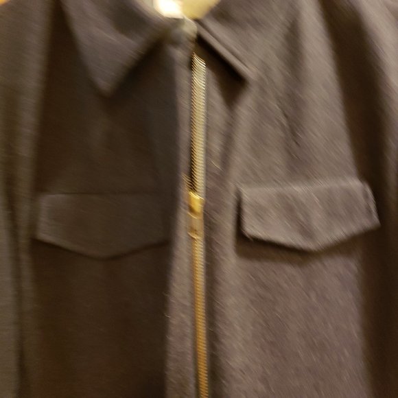 J. Crew Wool Jacket Full Front Zipper Size Med - Picture 10 of 14